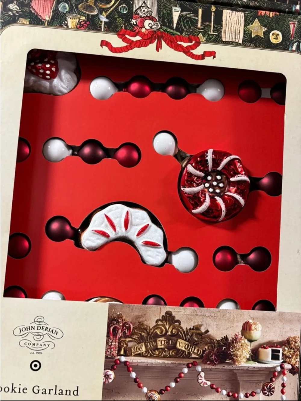 60” Glass cookie garland - John Derian with Target